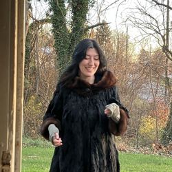 Ladies Vintage Coat (Mink) 