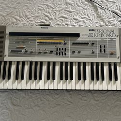 KORG SAS Super Accompaniment System Personal Keyboard Synthesizer w/ SC-02 Cartridge 