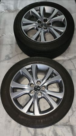 Mazda CX-30 Wheels 18inch  & Tires Set 215/55/18 50% life remaining Of 4