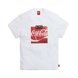 Kith X Coca-Cola Coke Vintage White Tee T-Shirt - New Size XL X-Large