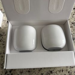 2 Google Nest Wifi Pro Routers – Fast Mesh Wi-Fi 6E
