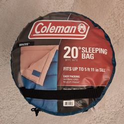  Coleman Brazos 20°F Sleeping Bag