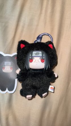 Naruto Labubu Mini Itachi Keychain Plush (Naruto Keychain Plush)