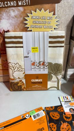 New Fall Fabric Shower Curtain 