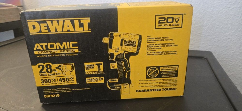 Dwalt 20v 1/2 Compact Impact Wrench