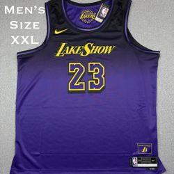 Nike NBA LeBron James Lakers Jersey 