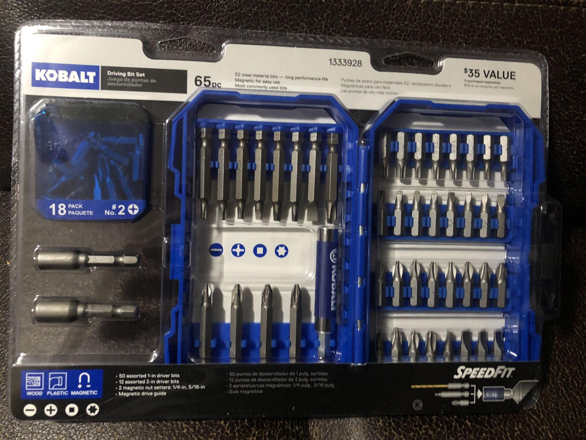Kobalt Screwdriver Bit Set 65 -Piece
