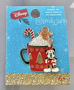 Mickey Mouse Peppermint Mocha Coffee Pin