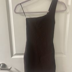Aritzia XS Brown Mini Dress 