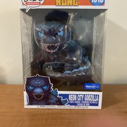 neon godzilla pop
