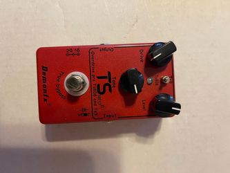 Demonfx TS Red II Overdrive Guitar Pedal