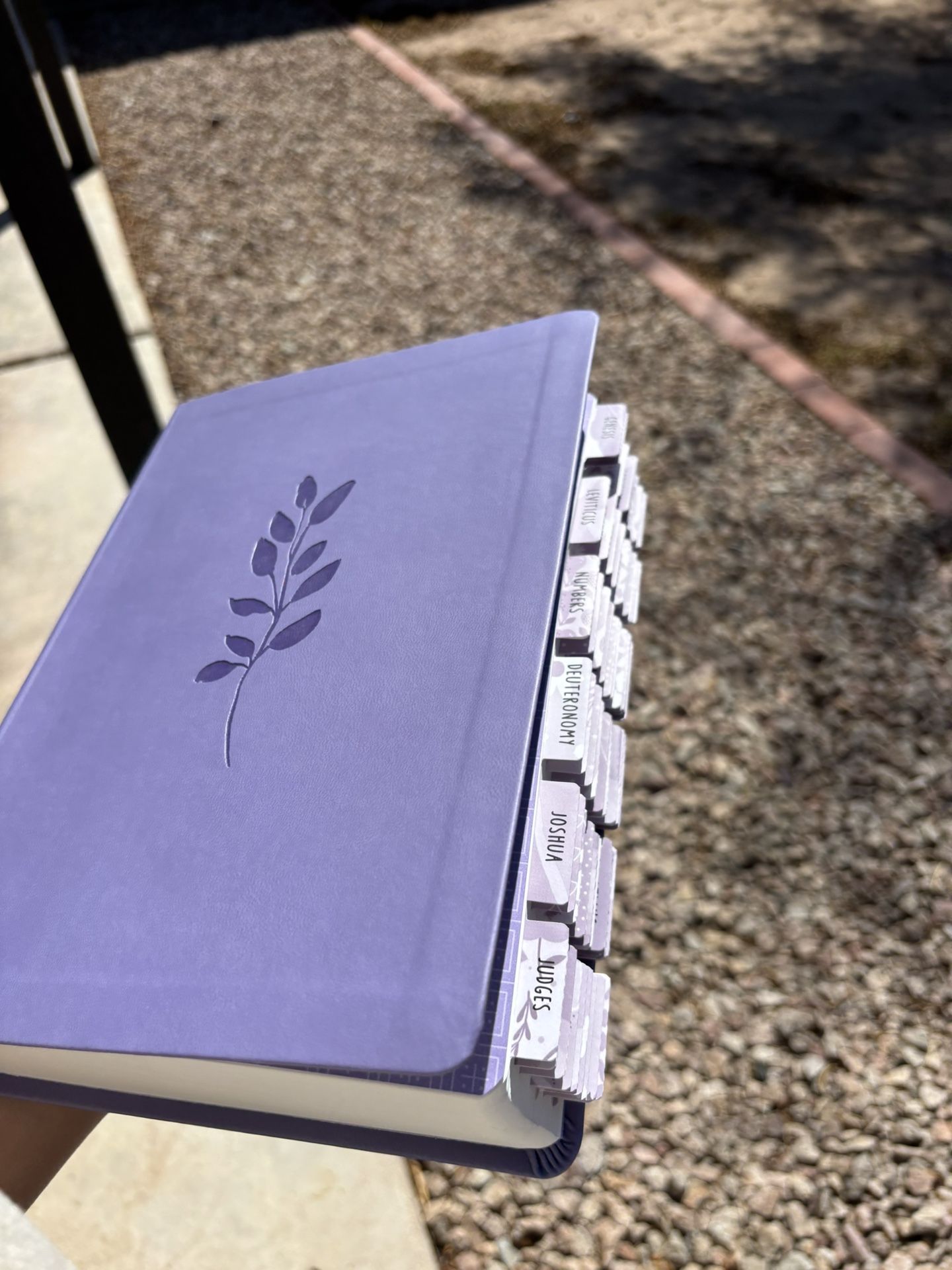 Lavender NLT Tabbed Bible GIANT TEXT