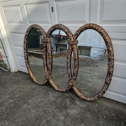 Beautiful Large  Triple Mirror 