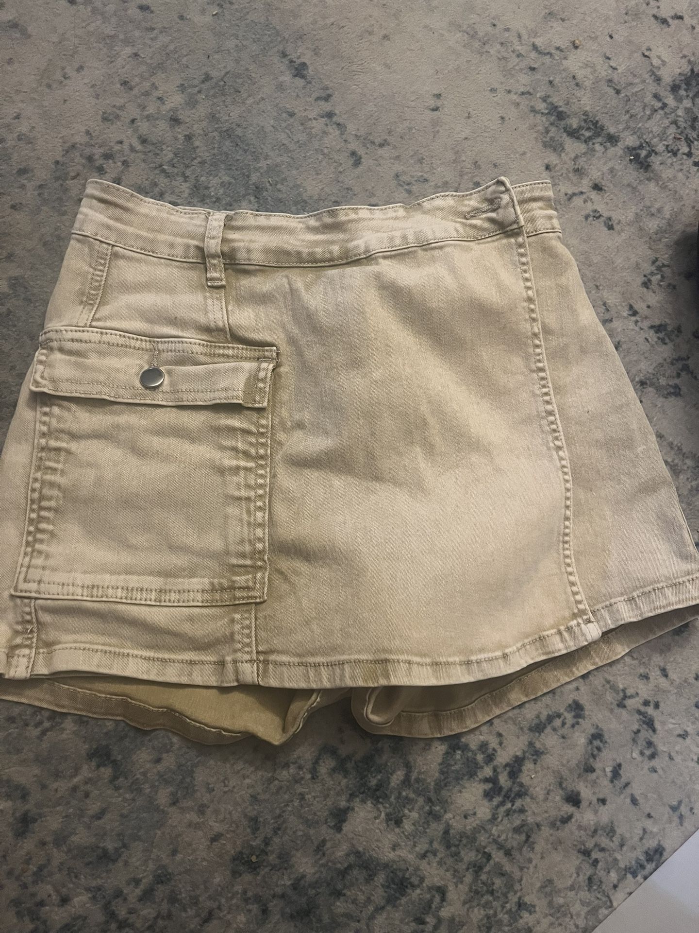 Jean Skirt Shorts m