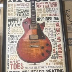 Music Lovers Poster Framed