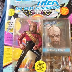 Star Trek The Next Generation Lt (JG) Worf-Still Sealed 