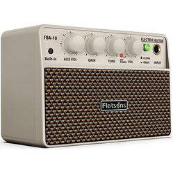 Flatsons FBA-10 Guitar Amp, 10W Mini Electric Amplifier with White