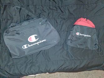 Champion Duffle Bag And Drawstring Bag