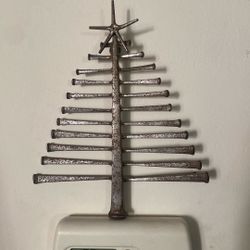 nail art Christmas tree