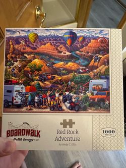 Boardwalk Puzzle Co. Red Rock Adventure 1000 Pieces