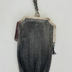 Art Nouveau Silver Opera Bag Handbag