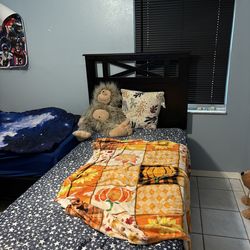 Twin headboard, and frame