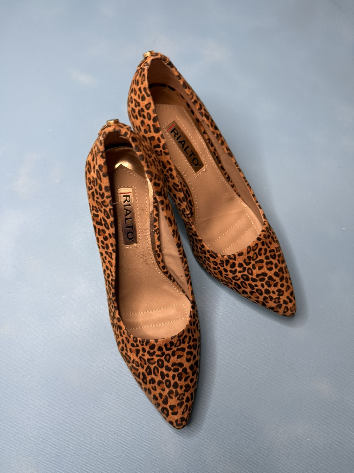 Leopard Print Flats – Rialto – Size 8 (EU 37.5)