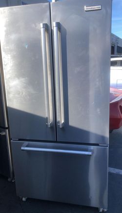Kitchen Aid French Door Stainless Steel Refrigerator Fridge
