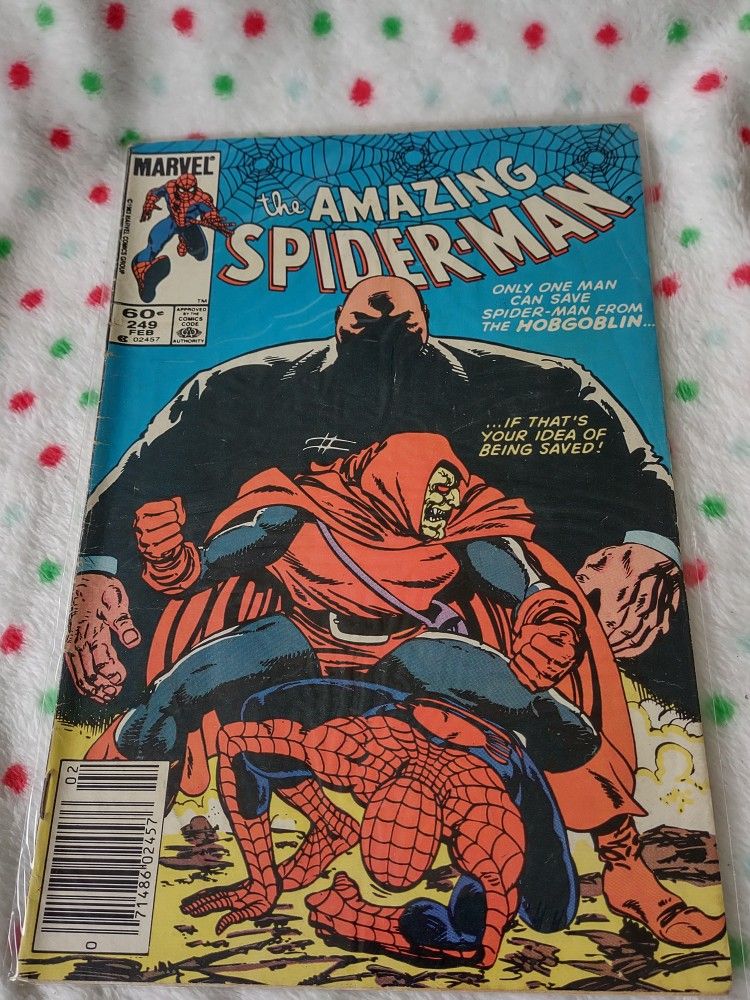 AMAZING SPIDER-MAN #249 - KINGPIN & HOBGOBLIN, SECRETS! Marvel Comics 1984.