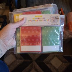 Classroom. Magnetic Picture Pockets.  New