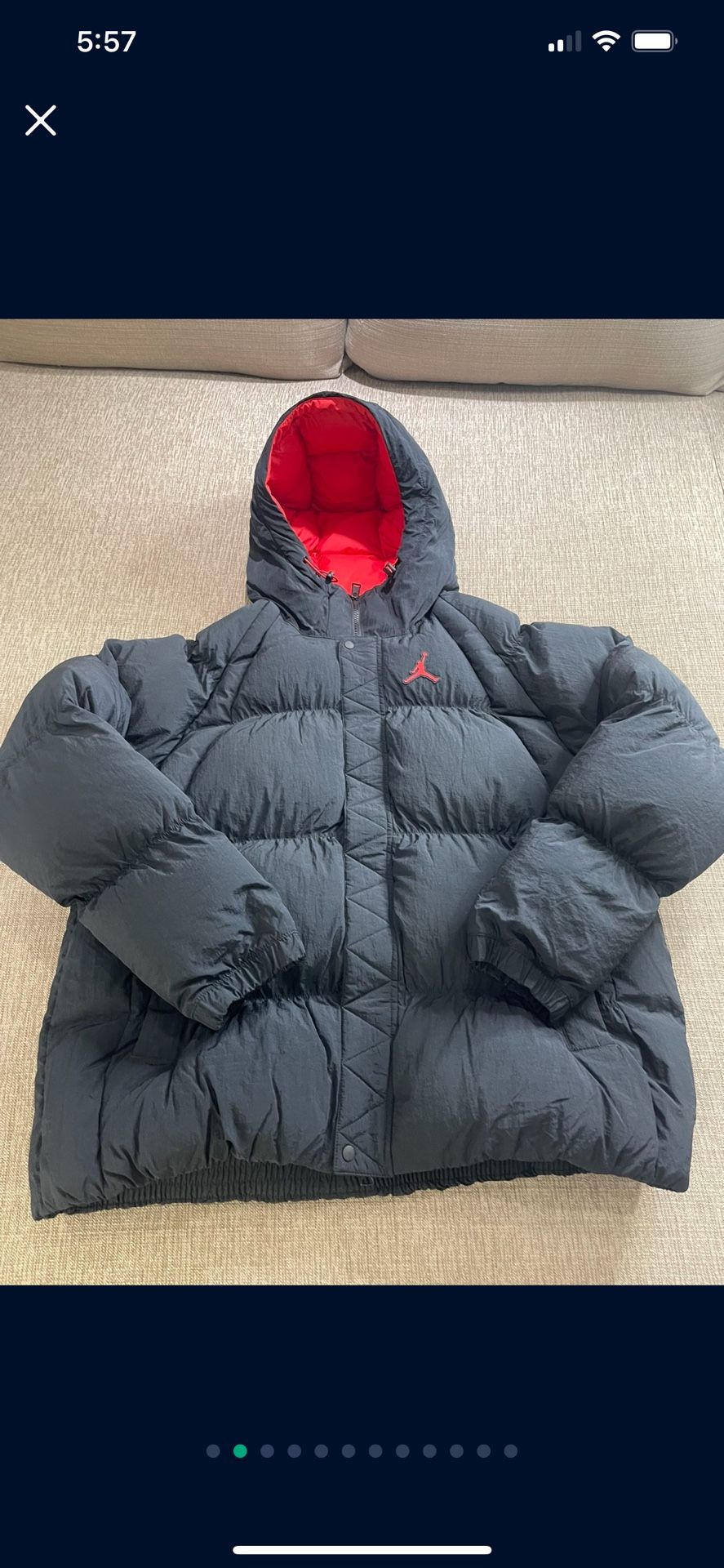 Jordan Essential Polyester Puffer Jacket- (Size Medium & XL)