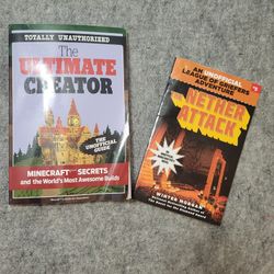 2 Minecraft Creator Books The Ultimate Minecraft Creator and The Nether Attack