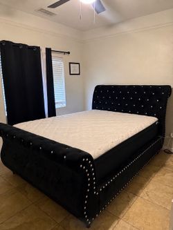Black Queen Bed Frame