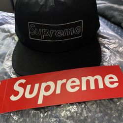SUPREME/KAWS Chalk 5-Panel Hat - Box Logo