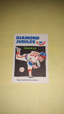 1976 RareNolan Ryan Diamond Jubilee card