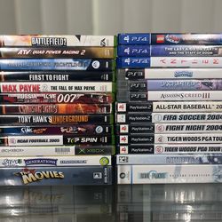 XBOX/PS2/PS3/PS4 VIDEOGAMES