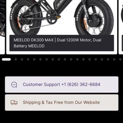 Meelod Dual Battery/ Dual Motor W/ Extra 3rd Battery