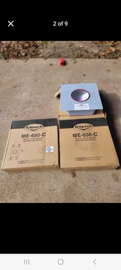 New In Box Metal Klipsch ME-650-C