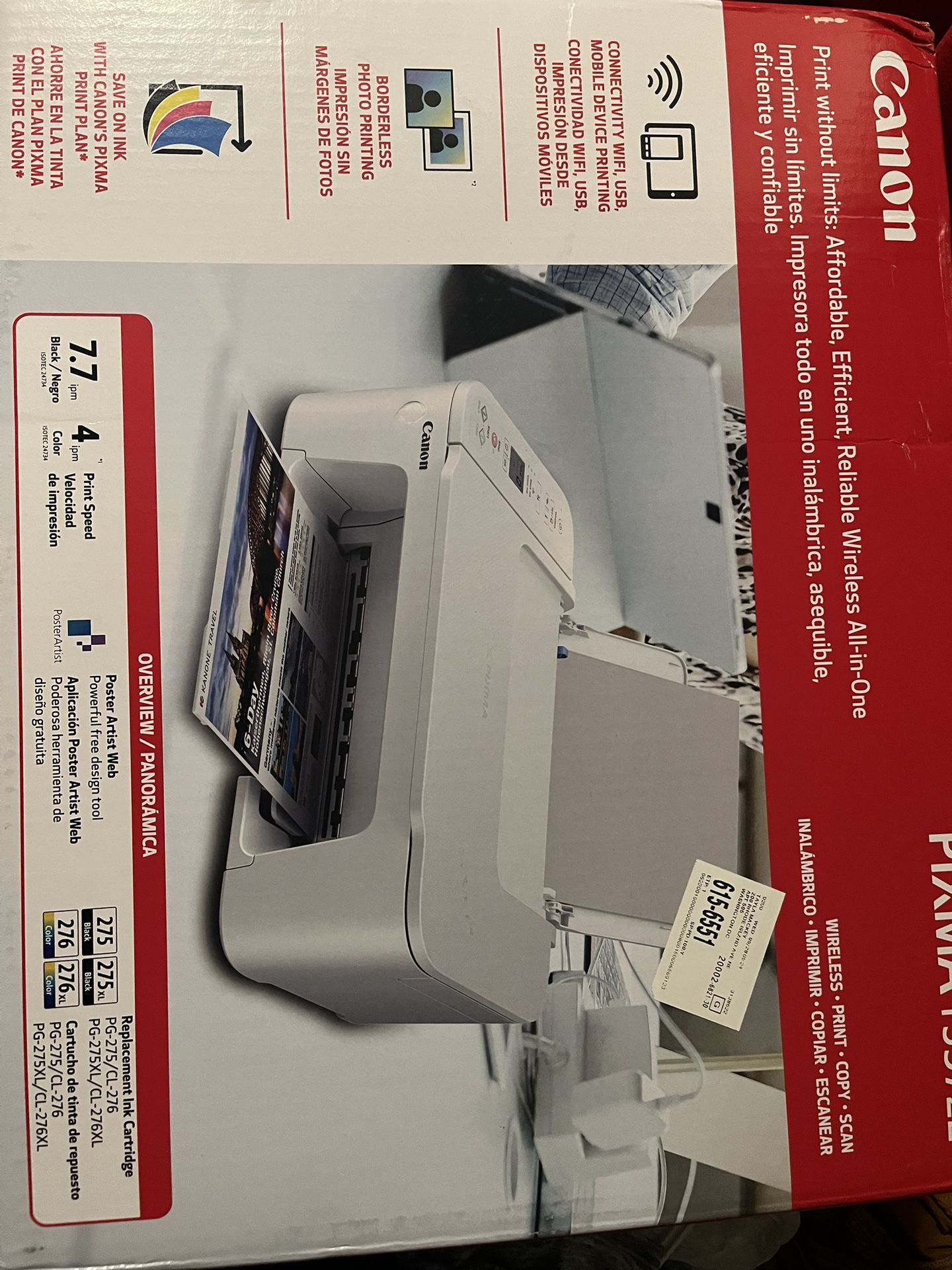 Canon Printer Pixma TS3722