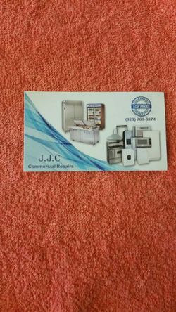 Reparación de appliances refrigeradores lavadora y secadora, Estufas calentador de agua etec.