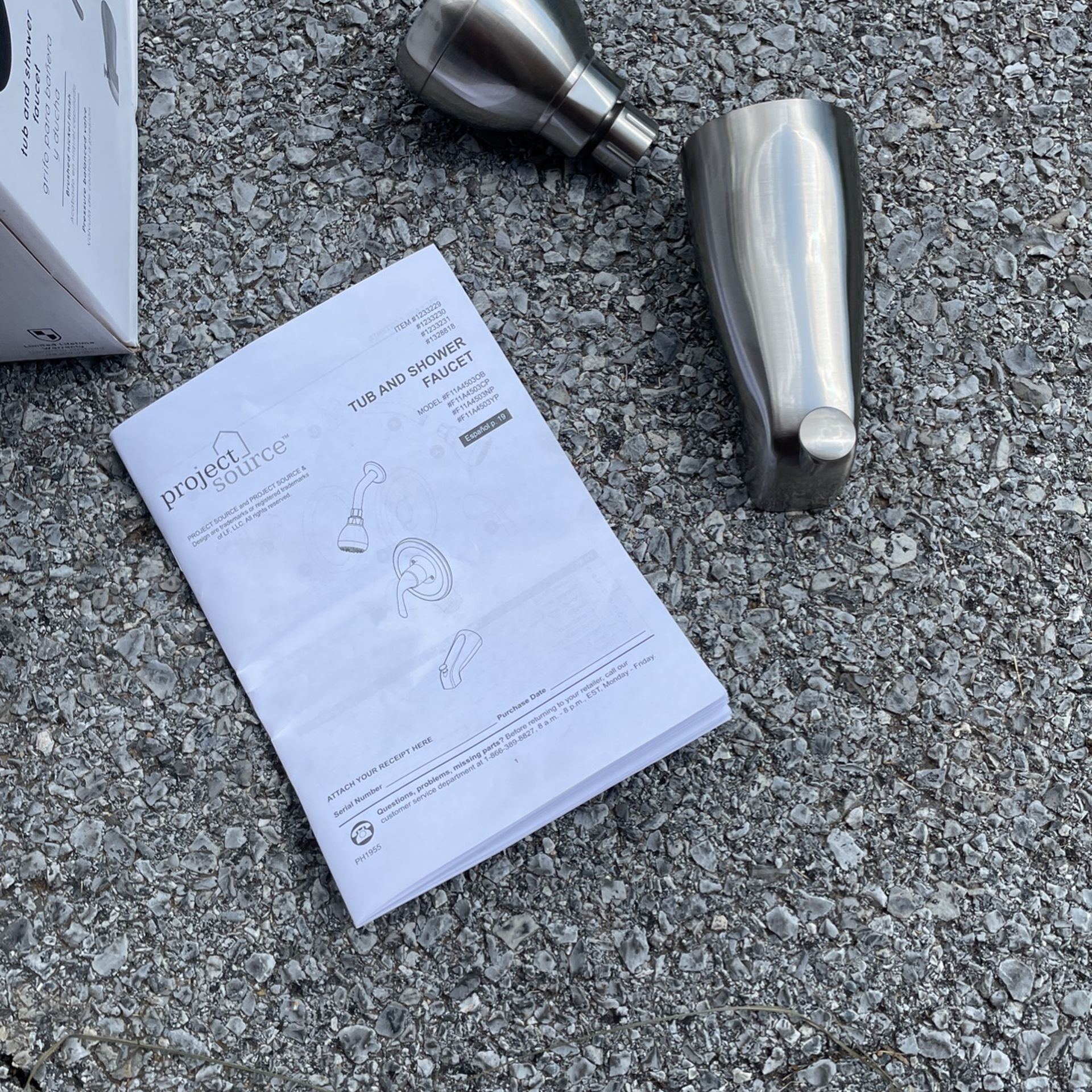 Tub And Shower Spout And Head Only