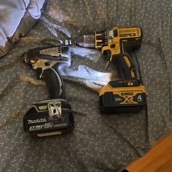 Makita Impact And Dewalt Drill