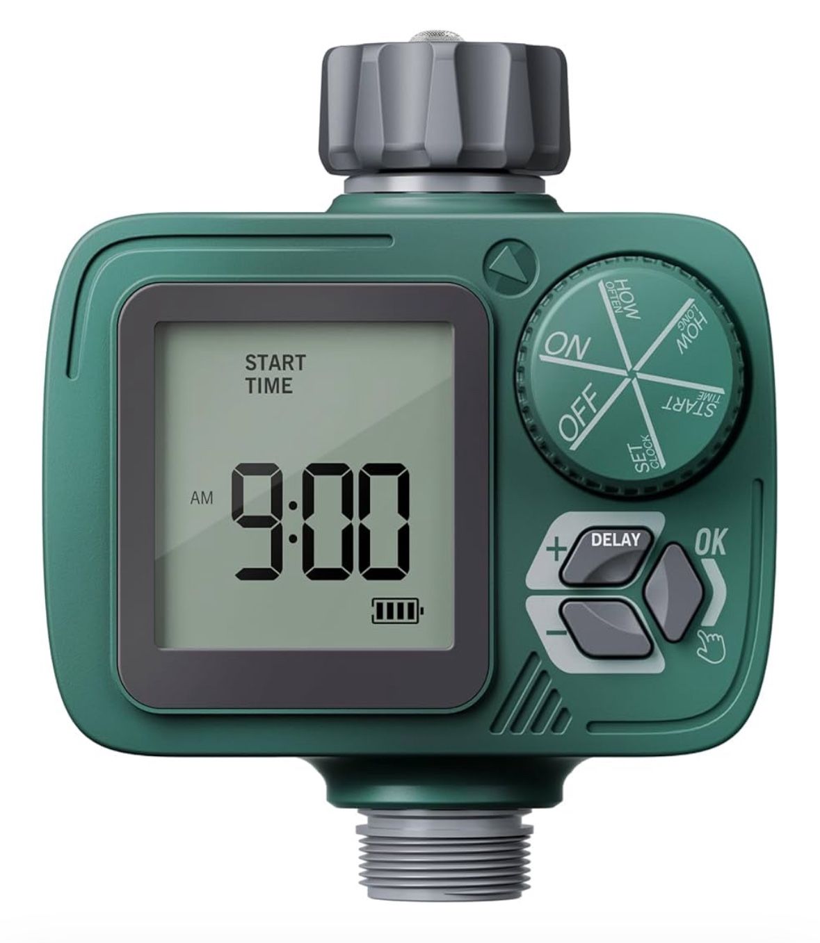 Sprinkler Timer, Programmable Hose Timer with Rain Delay, Manual and Automatic Watering System, Water Timers for Garden Hose, Waterproof Digital Irrig