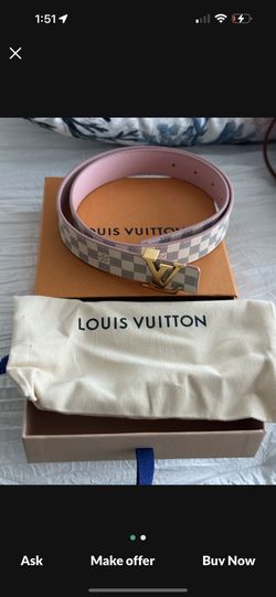 Louis Vuitton Lv Initiales 30mm Reversible Belt 