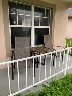 Outdoor chairs and table Set