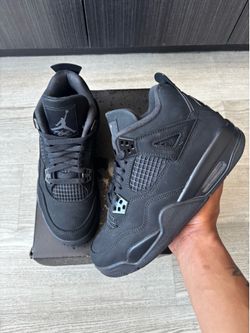 2025 Air Jordan 4 Retro GS Black Cat