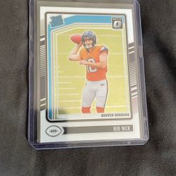 2024 Optic Bo Nix #209 Rated Rookie