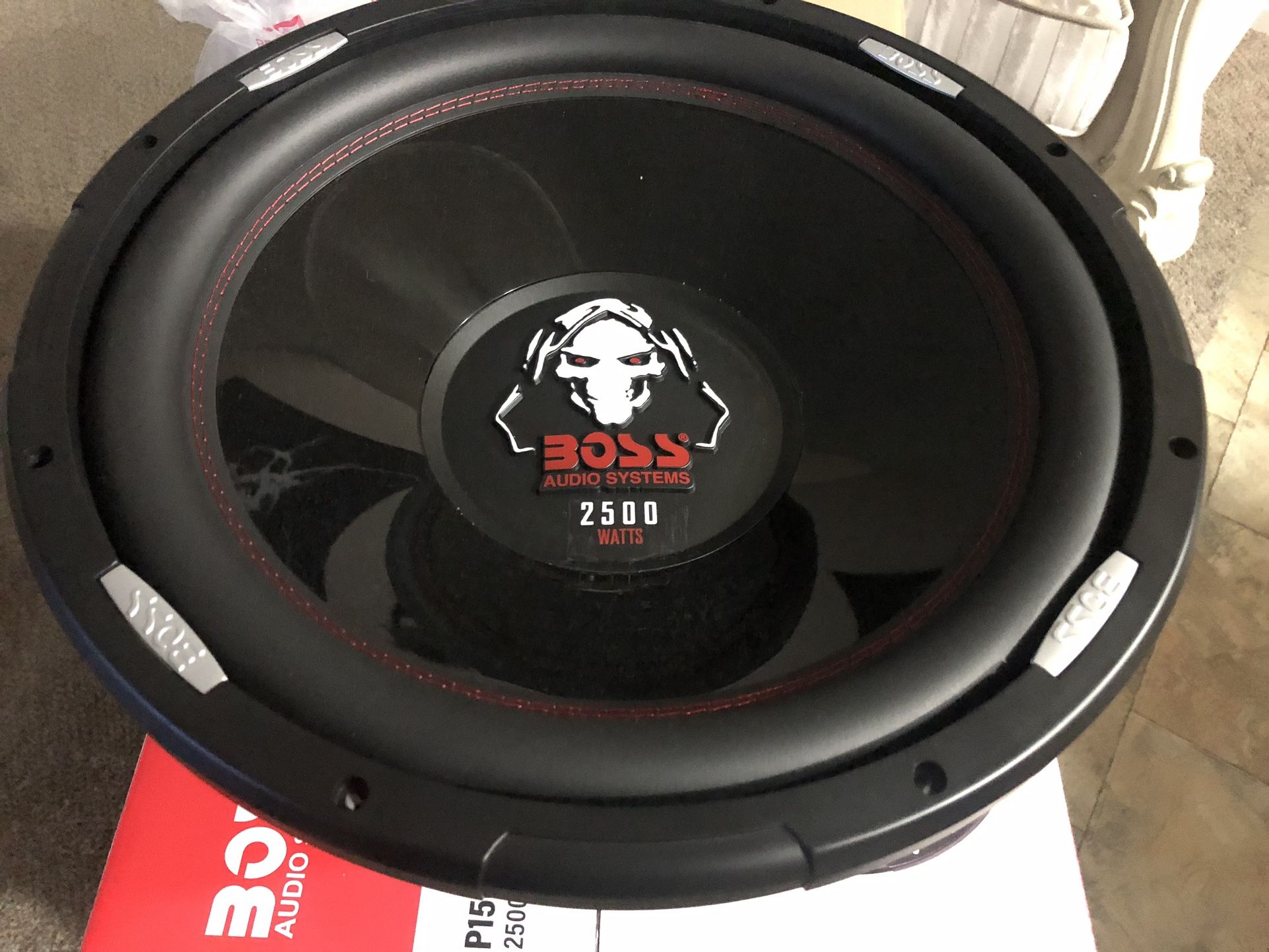 Boss 2500 Watt Subwoofer 15 BOSS 15” Phantom 2500W Subwoofers