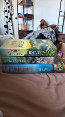 3 Nora Robert’s books, 1 hardcover 2 paperback