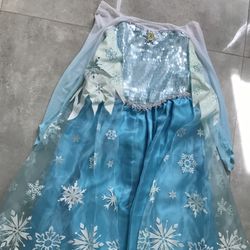 Disney Princess Elsa from Frozen - Dress Costume Kid Size 9/10 